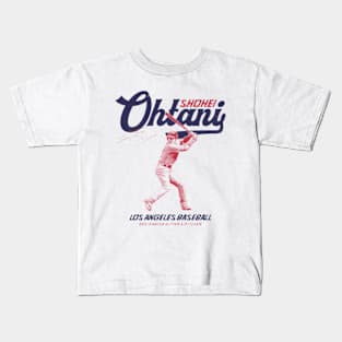 Shohei Ohtani Los Angeles A Retro Kids T-Shirt